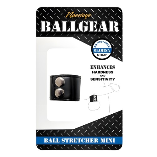Nasstoys Equipo de Bondage Extremo - Ballgear Mini Estirador de Testículos Negro