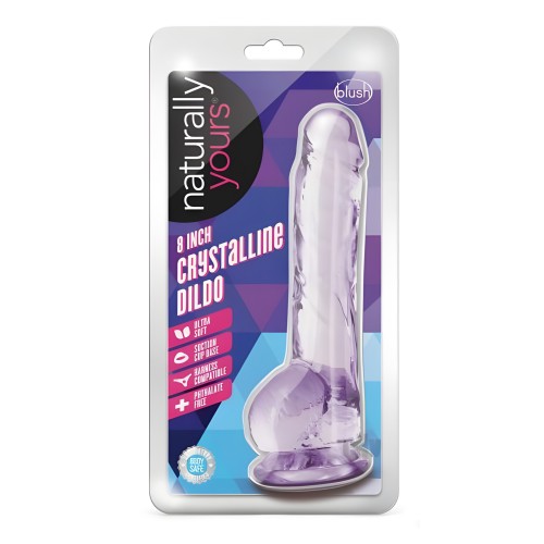 Naturally Yours Dildo Cristalino 8 Pulgadas Amatista