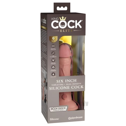 Dildo vibrante King Cock Elite - 6 pulgadas