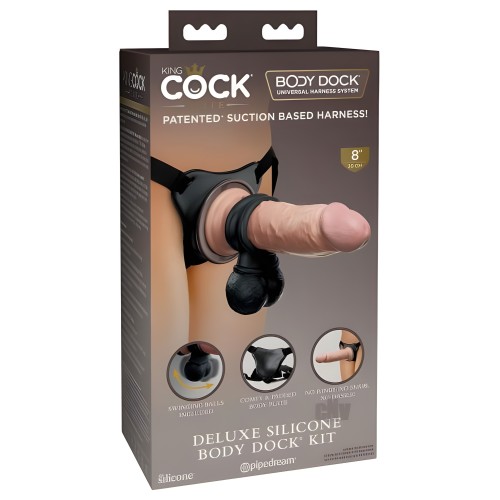 King Cock Elite Deluxe Silicone Body Dock Kit