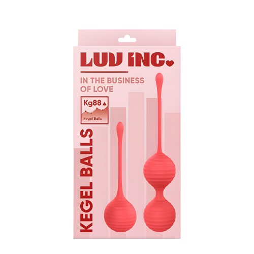Luv Inc KG88 Kegel Balls Set Coral