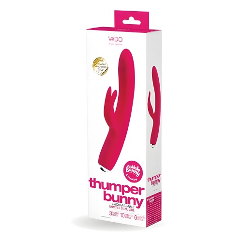 Vedo Thumper Bunny Rechargeable Dual Vibe - Pretty Pink