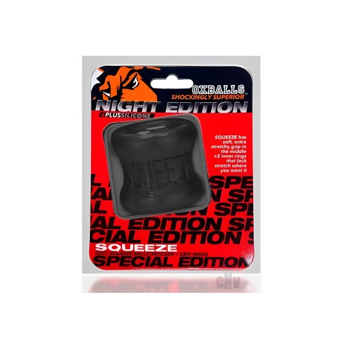 Oxballs Squeeze Ballstretcher Plus+silicone Special Edition Night