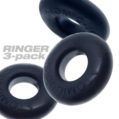 Pack de 3 Anillos para el Pene Oxballs Ringer