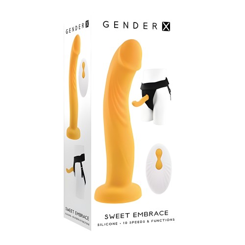 Gender X Sweet Embrace Vibrador Y Arnés - Amarillo