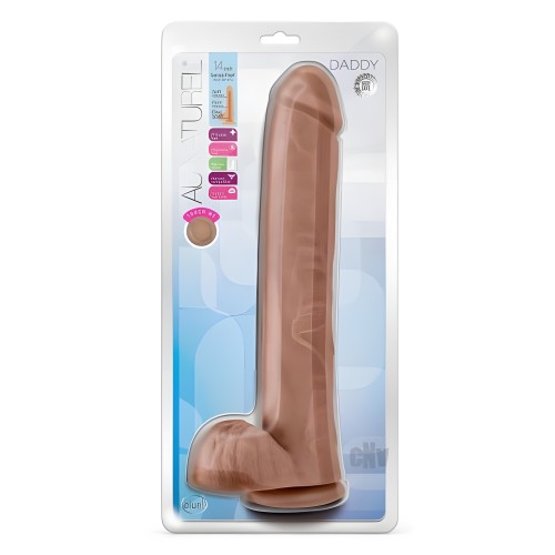Dildo Au Naturel Daddy 14 Pulgadas Mocha