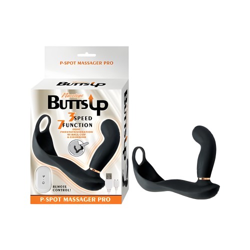 Butts Up P-spot Massager Pro - Silicone Black