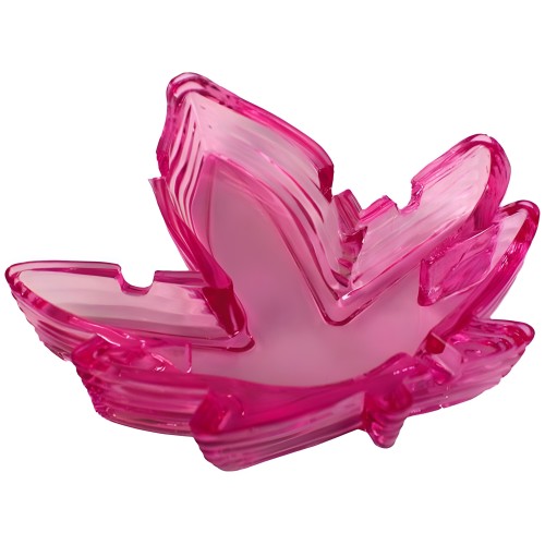 Pink Pot Leaf Ashtray