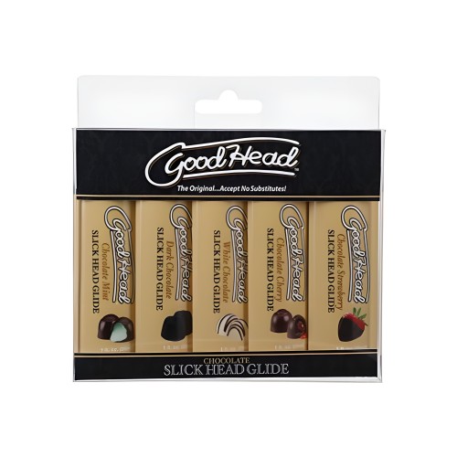 Goodhead Slick Head Glide Chocolate - 5 Flavors