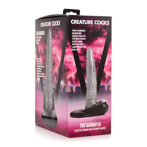Dildo Gargoyle Creature Cocks Plateado/Negro