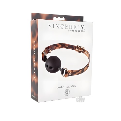 Sincerely Amber Ball Gag
