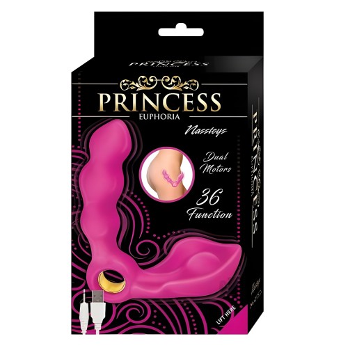 Euforia Princesa Rosa - Vibrador G-Spot de Doble Motor