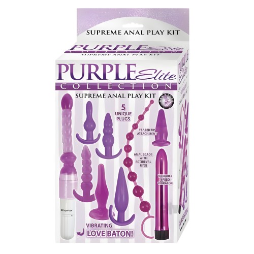 Purple Elite Coll Supreme Anal Play Kit - Ultimate Pleasure