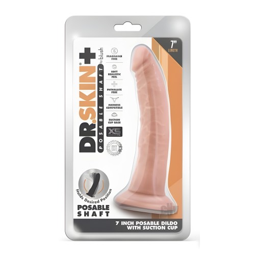 Dildo Dr Skin Plus Posable 7 - Vainilla