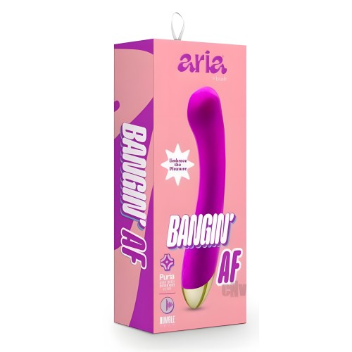 Vibrador G Spot Aria Bangin` AF Morado