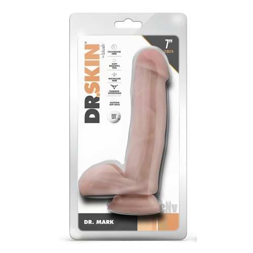 Dildo Dr Skin Mr Mark 7 Pulgadas Beig