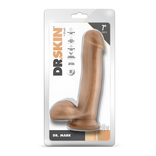 Dr Skin Mr Mark 7 Dildo with Balls - Tan