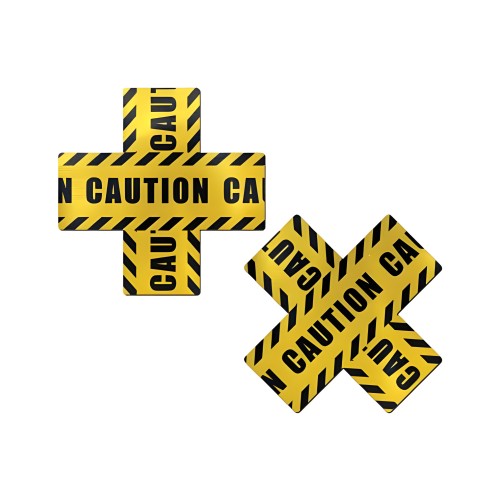 Pastease Caution Cross X Pasties | Fun Accessories