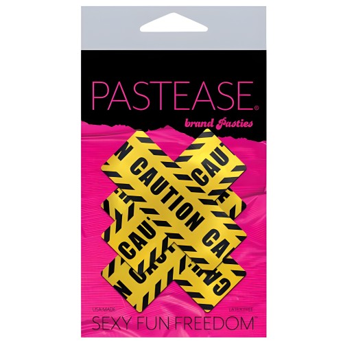 Pastease Caution Cross X Pasties | Fun Accessories