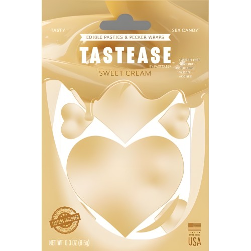 Tastease Pasties Comestibles de Crema Dulce - Golosina Divertida
