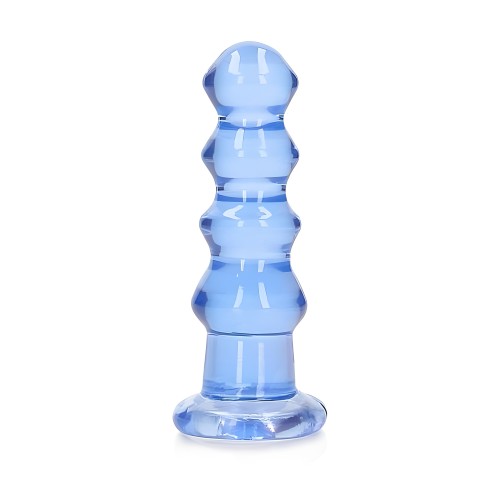 Realrock Curvy Dildo or Butt Plug 5.5in Blue