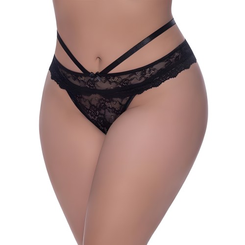 Magic Silk Ooh La Encaje Peek-a-boo Panty Cheeky