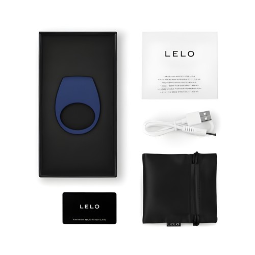 Lelo Tor 3 Anillo Vibrador Base Azul