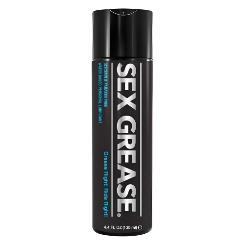 Lubricante a Base de Agua Sexgrease - 4.4 Oz