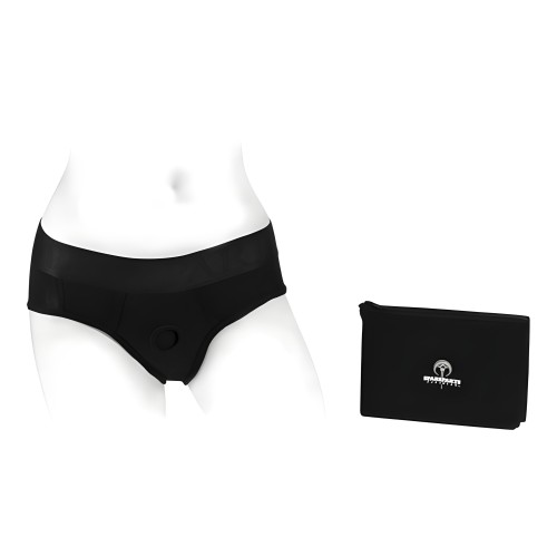 Spareparts Tomboi Rayón Briefs Harness Negro Talla 5XL
