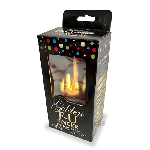 Trofeo Dedo F U Dorado