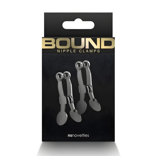Pinzas para pezones Bound C1 Gunmetal - Placer sensual
