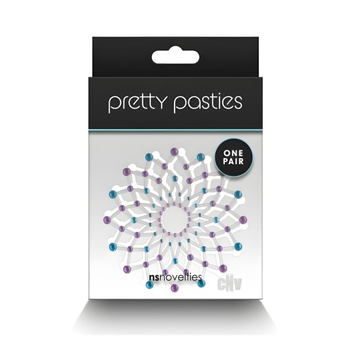 Pretty Pasties Charm Ii - Cubiertas de Nipple Azul