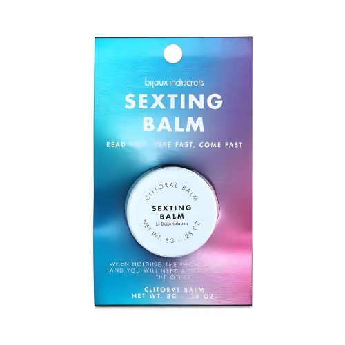 Bijoux Indiscrets Clitherapy Sexting Clitoral Balm - 0.28 Oz.