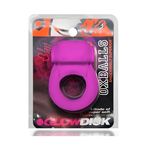 Oxballs Glowdick Cockring With Led Pink Ice