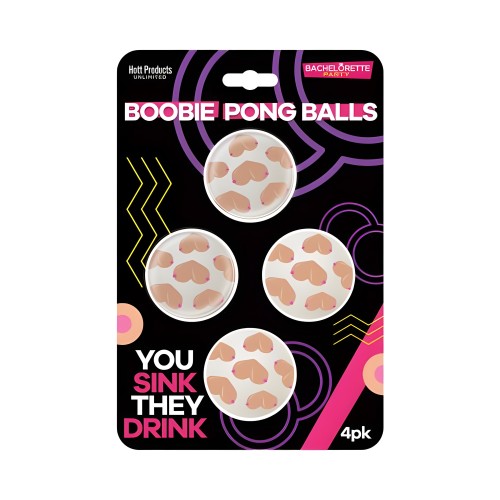 Bolas de Beer Pong Boobie - 4-Pack