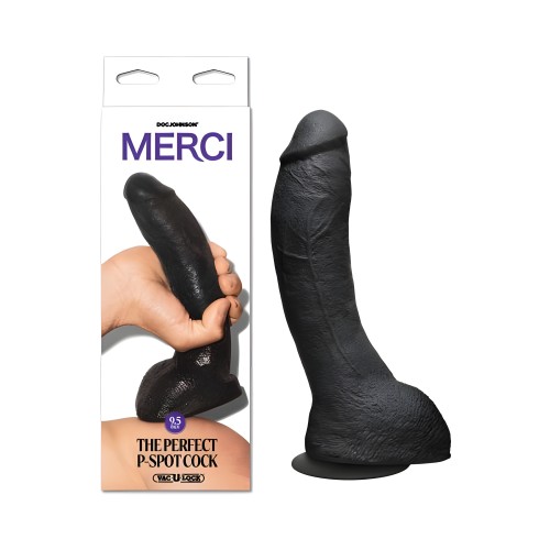 Merci El Perfecto P-spot Cock Con Ventosa Removible Vac-u-lock Negra