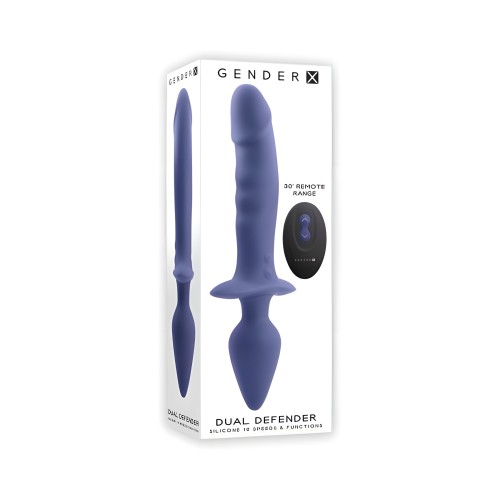 Gender X Dual Defender - Vibrador Doble Recargable
