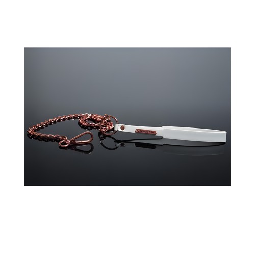 Correa de la Colección Placer Blanco/Rosa Dorado