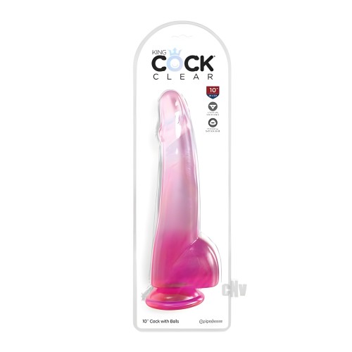 King Cock Clear With Balls