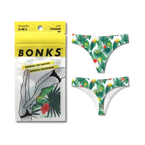 Bonks Seamless Thong - Tropical
