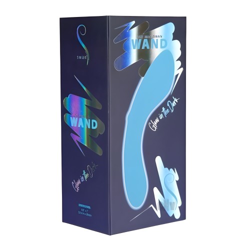 Swan Mini Swan Wand Brillo en la Oscuridad Azul