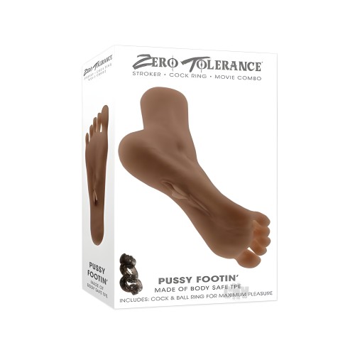 Zt Pussy Footin Dark - Realistic Foot Toy