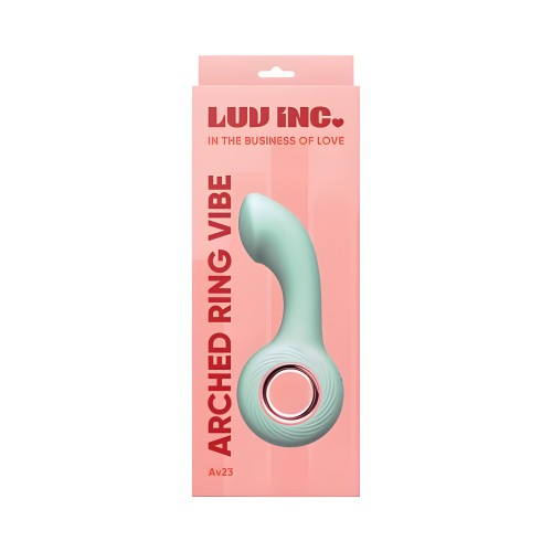 Luv Inc Av23: Vibrador de Anillo Arqueado Verde