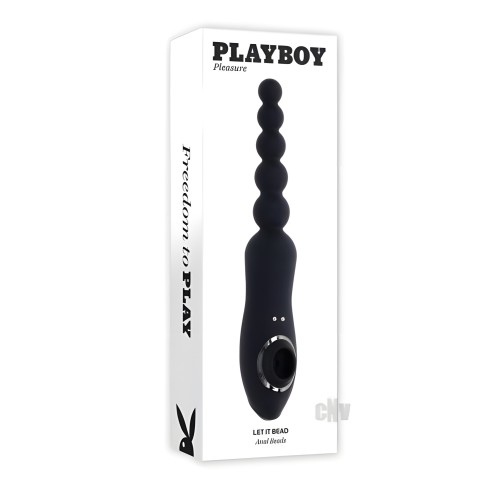 Playboy Let It Bead Vibrador Anal Doble Flexible Recargable