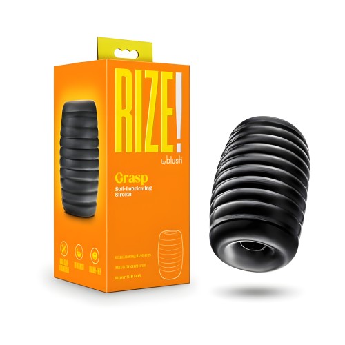 Rize Grasp Self-lubricating Stroker Black