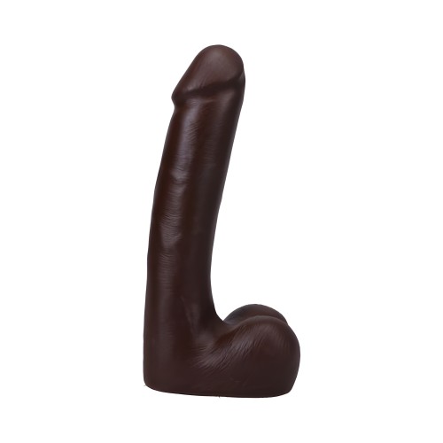 Dildo Realista de 9 Pulgadas Ultraskyn Vac-u-lock con Testículos Chocolate