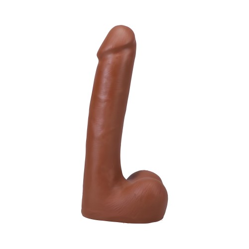 The Realistic Cock Dildo 9 In. Ultraskyn Vac-u-lock con Bolas Caramelo