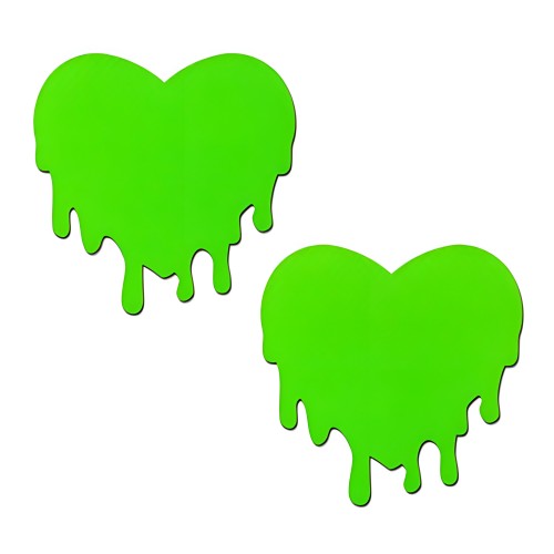 Pastease Neon Green Melty Hearts