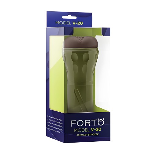 Forto Model V-20 Hard-side Vagina Masturbator - Dark