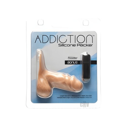 Packer de Silicona Addiction 4 Pulgadas Beige